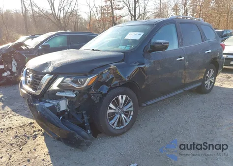 2019 Nissan Pathfinder Sl из США, поврежденный, VIN 5N1DR2MM4KC606902